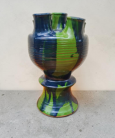 Különleges Retro Kerámia Váza / Ikebana