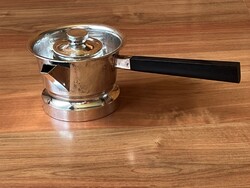 Art Deco Kávéfőző , ezüst , ébenfa,  Bachruch Antal Ritka gyűjtői darab !
