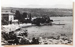 Képeslap, Horvát, Opatija, Abbázia (e)