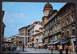 Képeslap, Horvát, Rijeka, Fiume (e)