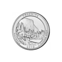 USA,quarter dollar 2010 D - Yosemite aUNC+