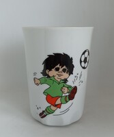 Zsolnay porcelánaa gyerek Focis bögre!