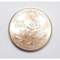 USA,1 cent 2009 - Lincoln élete - Formative Years aUNC+ réz
