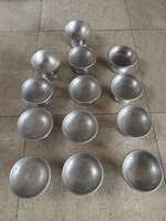 Retro aluminium fagyis kehely 13db