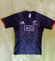 Szinte új M-es adidas All Blacks Új-Zéland válogatott Maori (2018/19) rögbi mez