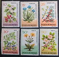 Románia 1993 Gyógynövények teljes sorozat (6 db) MNH