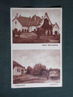 Képeslap,Magyaratád,Barta Emil kastély,Hangya szövetkezet üzlet,kiadás,Röszler Győr kiadás,1930-