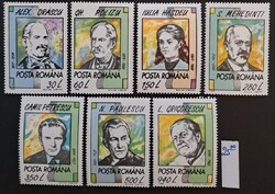 Románia 1994 - Híres személyiségek,  (7 db) - Postatiszta