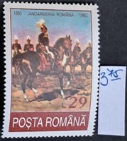 Románia 1993 – Lovas Csendőrség Centenárium bélyeg – Postatiszta