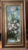 Oil painting with frame, signed
