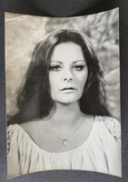 Caa. 1973 BÉRES ILONA SZÍNMŰVÉSZ JELZETT MTI - KELETI ÉVA FOTÓ FÉNYKÉP VÍGSZÍNHÁZ