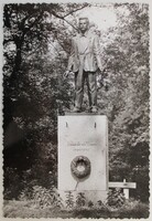 Képeslap, Balaton, Balatonszárszó, József Attila szobra (e)