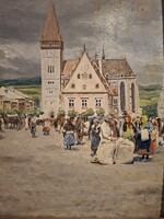 EREDETI JASCHIK ÁLMOS : BÁRTFAI (BARDEJOV) PIAC.