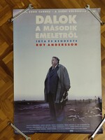 "Dalok a második emeletről" Roy Andersson filmje 68x98cm eredeti moziplakát Utolsó darab