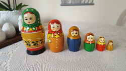 6 darabos,Matrjoska baba