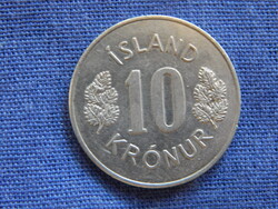 Izland 10 Krónur 1974