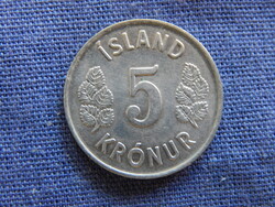 Izland 5 Krónur 1974