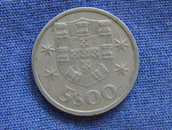 Portugália  5 Escudo 1964