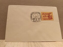 XI. Magyar Nemzetközi Asztalitenisz Bajnokság alkalmi bélyegzéses boríték – Miskolc 1977