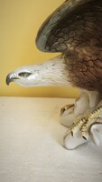 ENS porcelán fehérfejű rêtisas madár figura