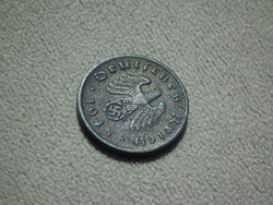 Németország, horogkeresztes birodalmi 1 Pfennig (Reichspfennig), 1945 A