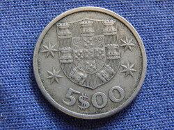 Portugália  5 Escudo 1970