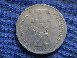 Portugália  20 Escudo 1987