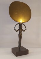 Exkluzív egyiptomi Hathor bronz tükör Exkluzív egyiptomi Hathor bronz tükör