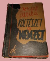 1941.József Attila -Költészet és nemzet - ELSŐ KIADÁS - könyv NÁDOR NYOMDA