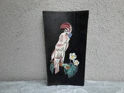 Gyönyörű papagájos fali dísz