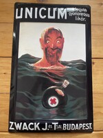 Unicum tábla, zománctábla