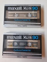 Új, gyűjtői darab, fóliázott Maxell XLI-S 90 kazetta  hangkazetta