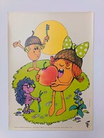 Ultra Ritka MAKK MARCI Retro Plakát 1982 – Pénzjegynyomda, Országos Egészségnevelési Intézet OENI –