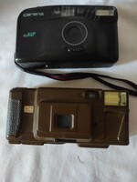 Retro analóg , teszteletlen fénykepezőgép csomag (Carena 85AF és Carena 250MF)