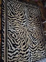Szőnyeg Diego zebra mintás 160x220 cm bézs / fekete
