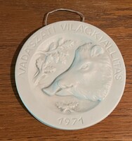 Vadászati világkiállítás 1971 falidísz