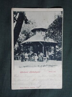 Képeslap,Harkány,Kútház,Gyógyforrás,Artézi kút látkép,részlet,Feiler Mariska Siklós kiadás ,1900-