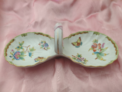 Herendi Porcelain Victoria Pattern Double Shell Serving Plate - Frame