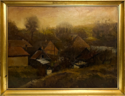 Csonka Ernő (1921-2021) Toronyi dombok, 1982 (Vas megye) - szombathelyi művésztől  /számlát adunk/