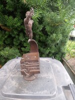 Merkúr bronz szobor Hungexpo vásárdíj, 83. Tavaszi BNV 1986 Csíkszentmihályi Róbert (1940-2021)