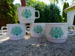 Zsolnay ,,Teakanne" teáscsészék 4 db.