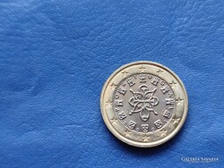 PORTUGÁLIA 1 EURO 2002 BIMETÁL! UNC! RITKA!