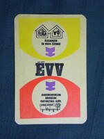 Kártyanaptár,Borsod Heves megyei élelmiszer ABC áruházak,Miskolc,Encs,Edelény,Ózd,Eger, 1969  (7)