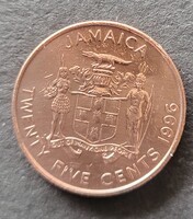 Jamaica 5 cent 1996 (E80)