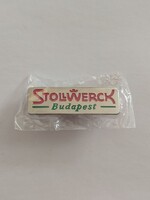 Stollwerck Budapest reklám gomblyuk kitűző – gyűjtői darab