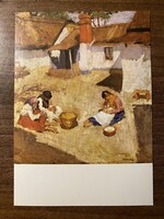 Képeslap festmény  Fényes Adolf