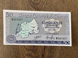 Ruanda 50 Francs 1976 UNC