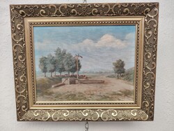 Barabás Gizella painting