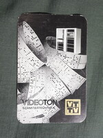 Kártyanaptár,Videoton számítástechnika, 1974   (7)