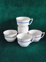 Zsolnay porcelán csésze szett (1950-60')